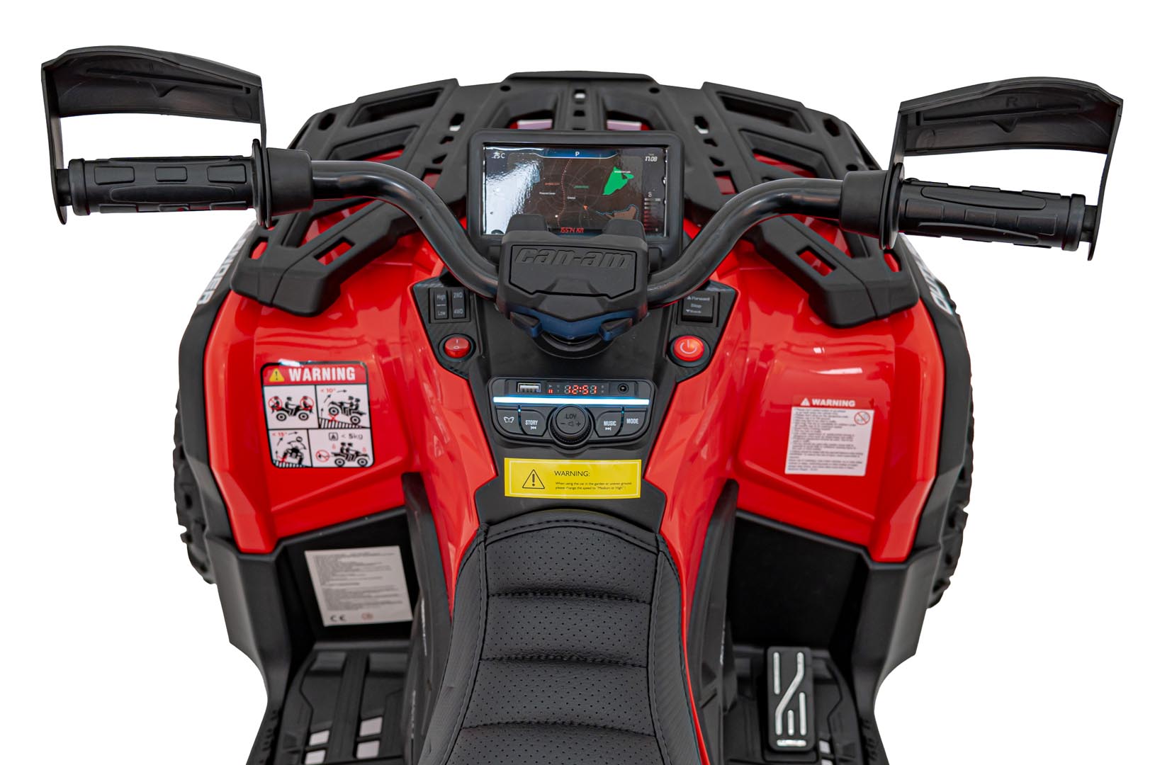 Quad na akumulator Can-Am Outlander ATV 4x4 - crveni