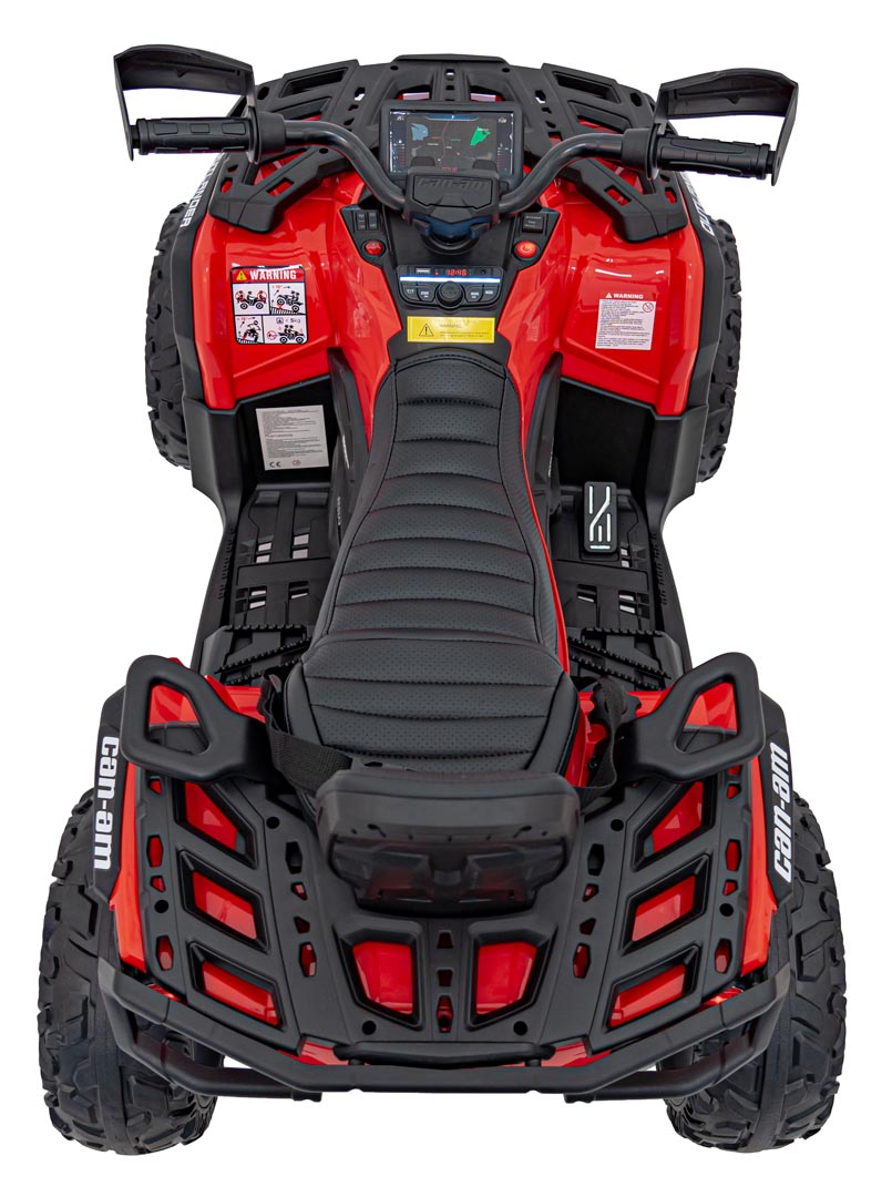 Quad na akumulator Can-Am Outlander ATV 4x4 200W - crveni