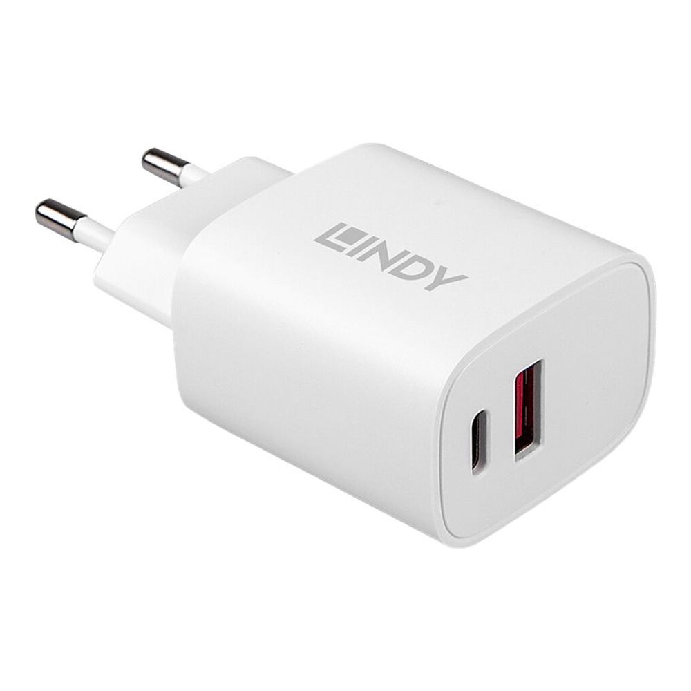 Lindy 73413 punjač za mobitel Univerzalno Bijelo AC Brzo punjenje U zatvorenom