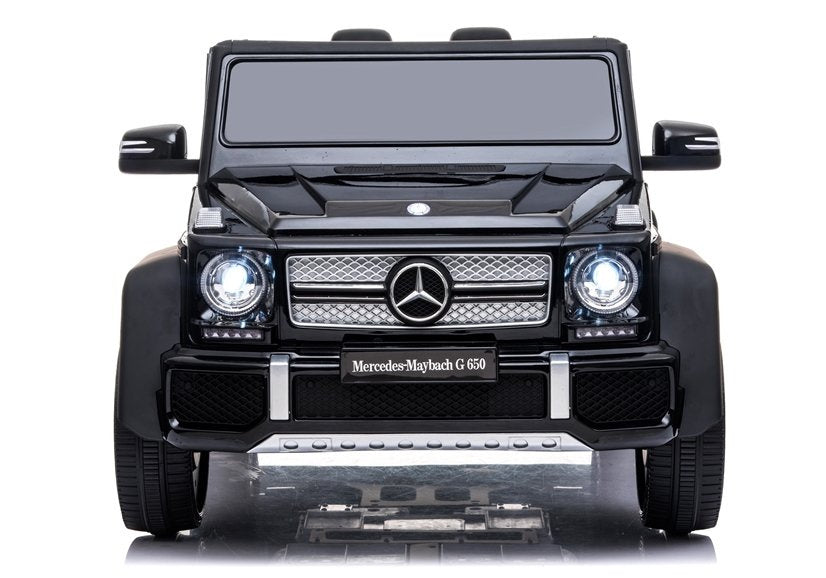 Licencirani auto na akumulator Maybach Mercedes A100 - crni/lakirani
