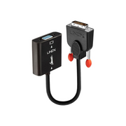 Lindy 38189 prilagodnik za video kabel 0,1 m DVI-D VGA (D-Sub) Crno