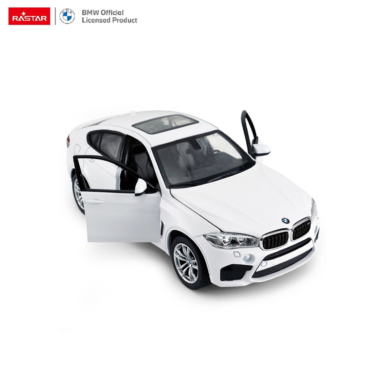 Licencirani metalni auto na daljinsko upravljanje 1:24 BMW X6M RASTAR - bijeli