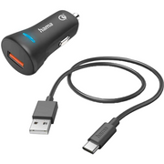 Hama 00201615 punjač za mobitel Mobilni telefon, Prijenosni punjač, Pametni telefon, Tablet Crno Lightning Brzo punjenje Automatski