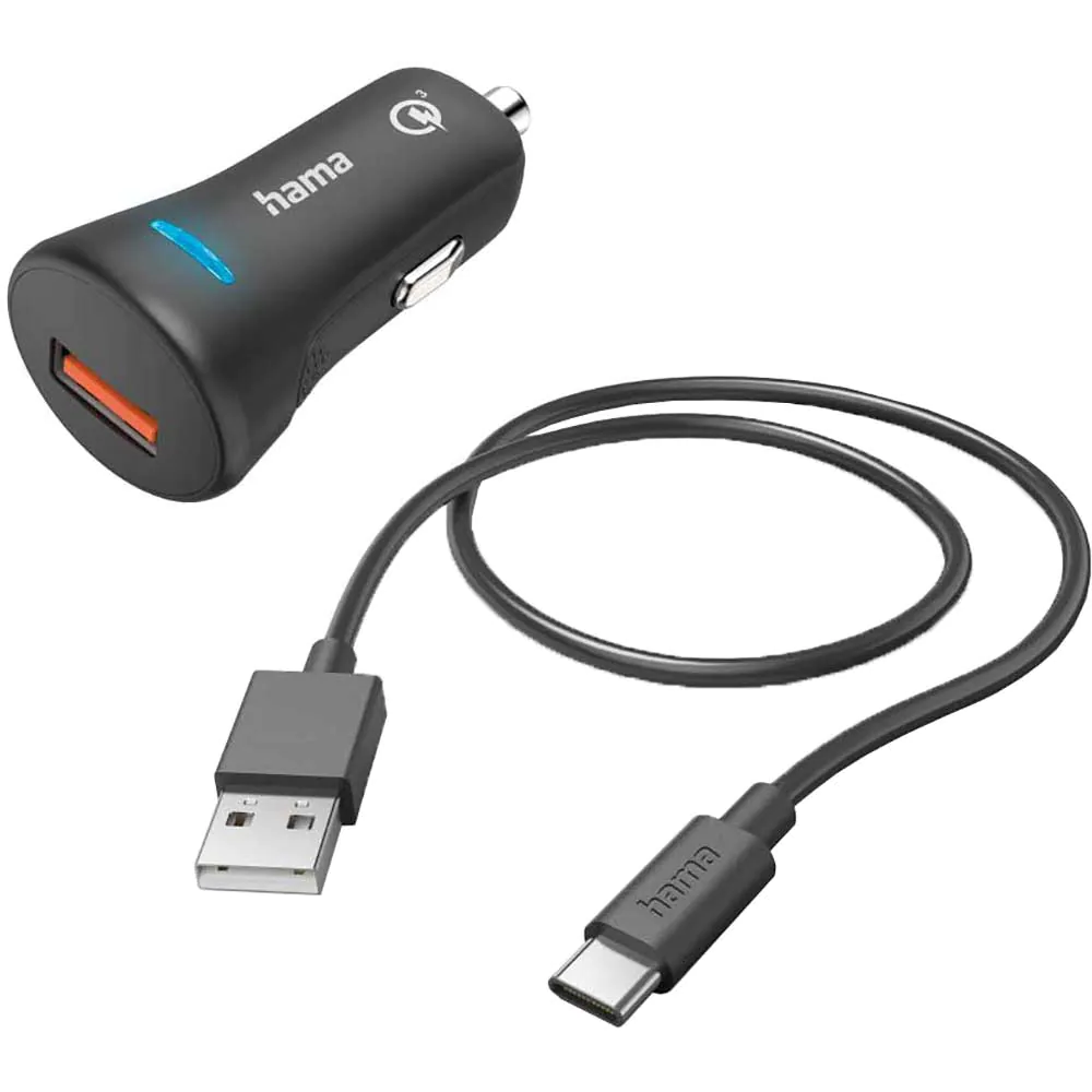 Hama 00201615 punjač za mobitel Mobilni telefon, Prijenosni punjač, Pametni telefon, Tablet Crno Lightning Brzo punjenje Automatski