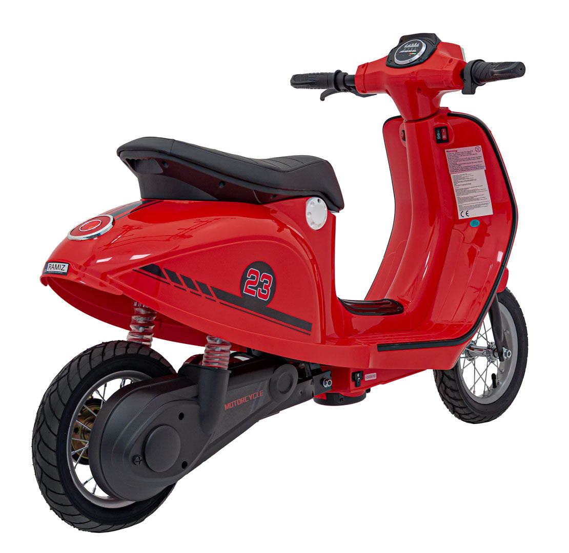 Motor na akumulator Retro 23 - Crveni