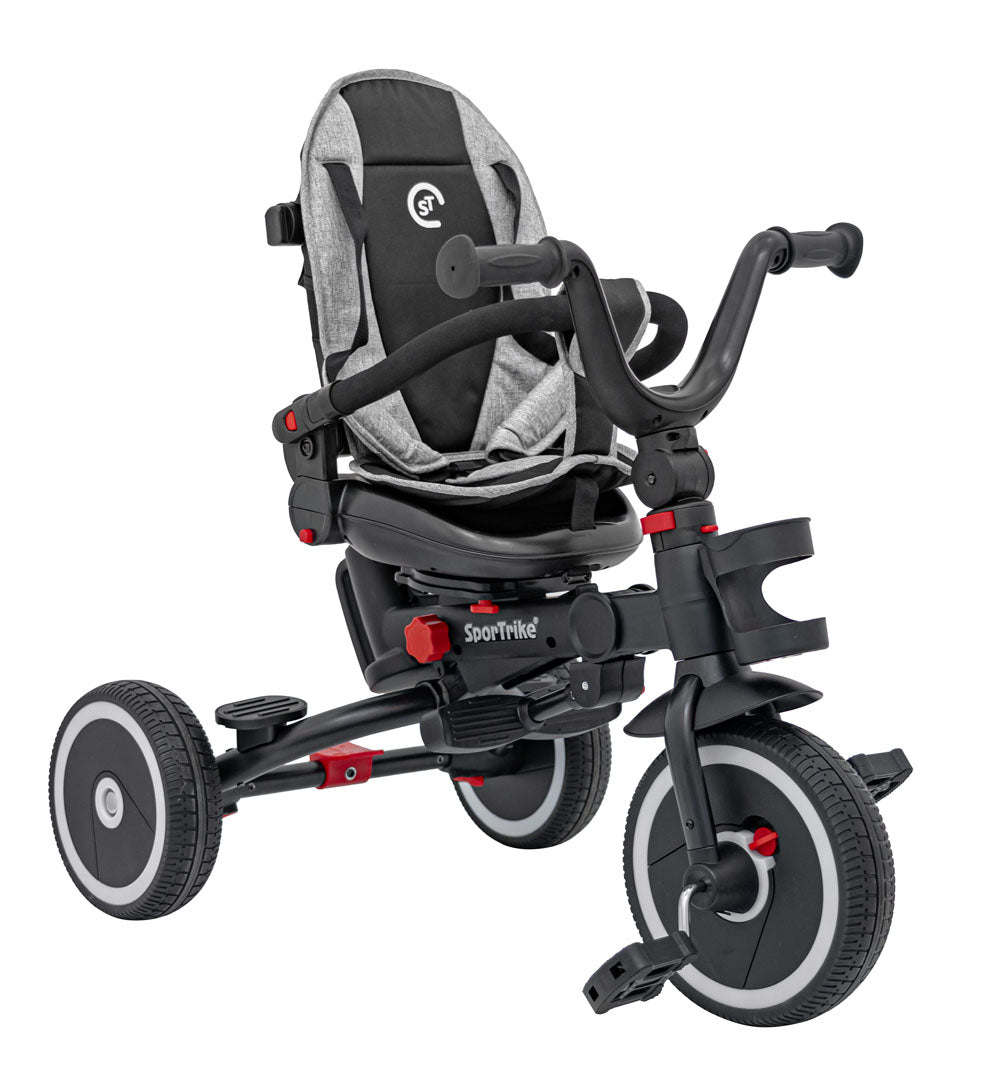 Dječji tricikl RIDER SPORTRIKE - sivi