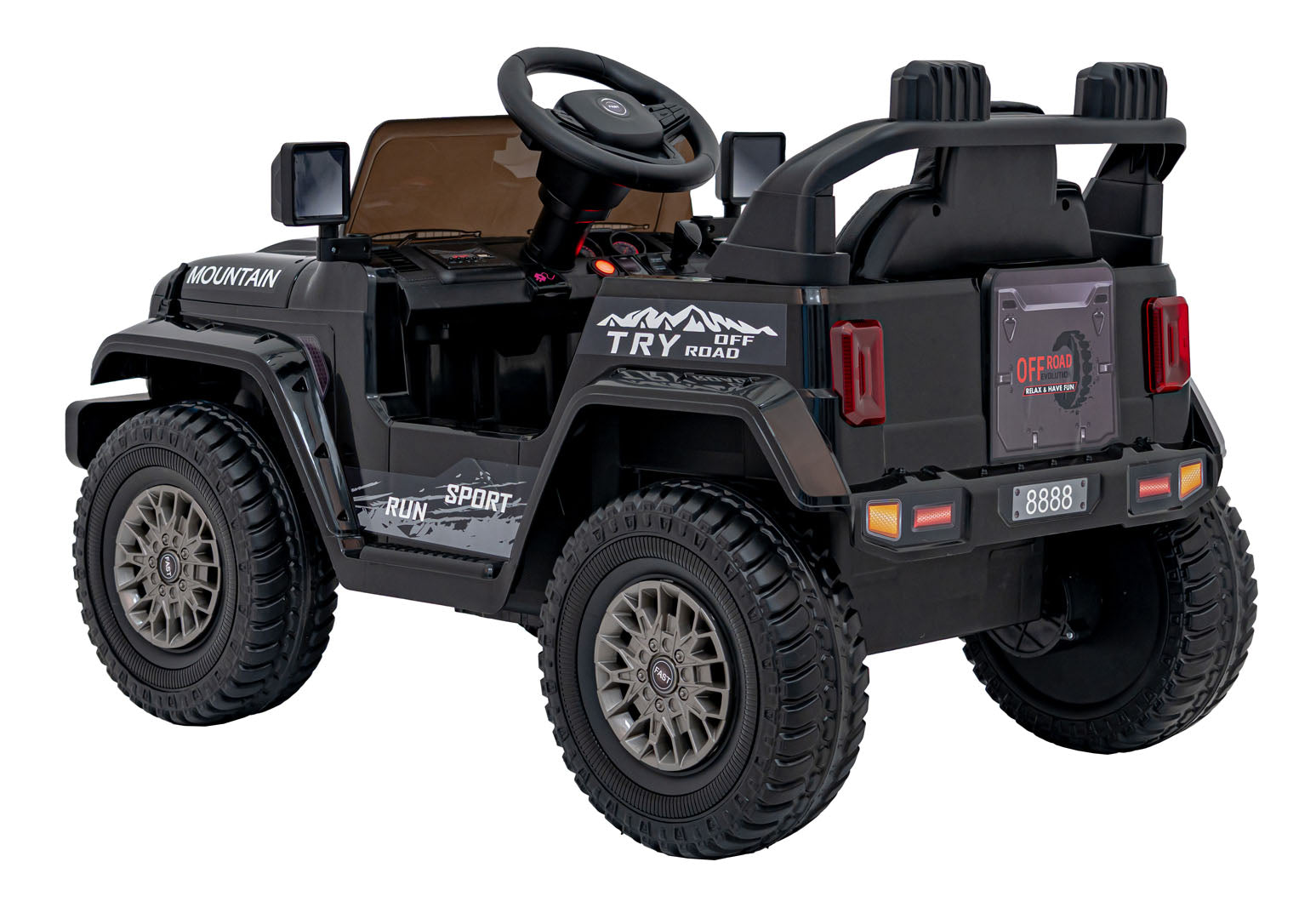 Auto na akumulator Off Road MOUNTAIN - crni