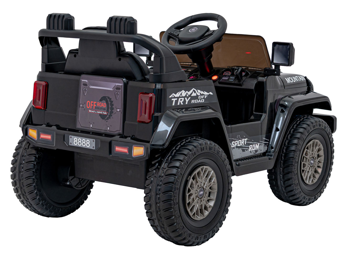 Auto na akumulator Off Road MOUNTAIN - crni