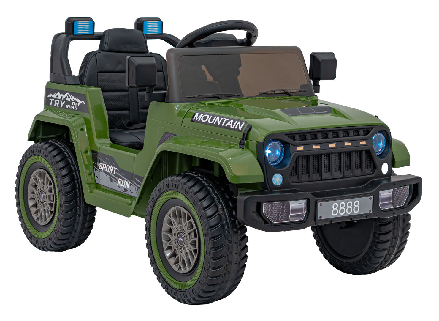 Auto na akumulator Off Road MOUNTAIN - zeleni
