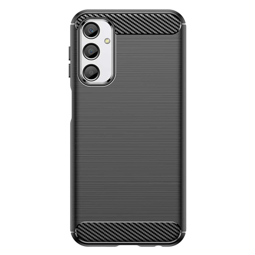 Techsuit Carbon Silicone maska za Samsung Galaxy A05s – črna