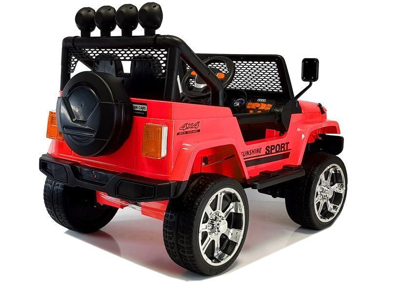 Auto na akumulator S2388 Jeep 4x4 - crveni