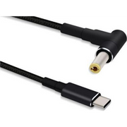 Microconnect USBC-DC-5A-15V adapter za promjenu tipa priključka kabela 5.5 x 2.5 mm Crno