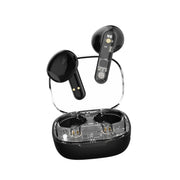 STREETZ slušalice bluetooth TWS,transparentne CRNE