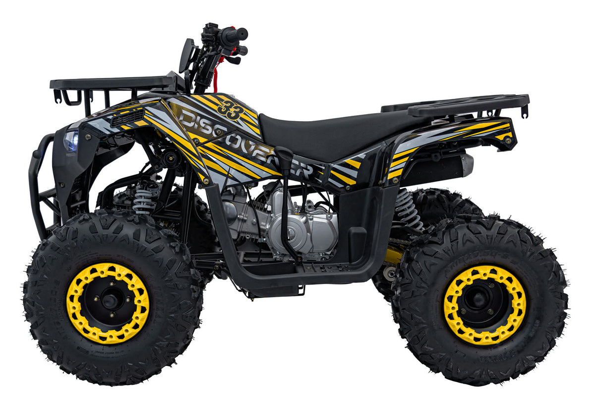 Quad na benzin 120CC DISCOVERER - žuti