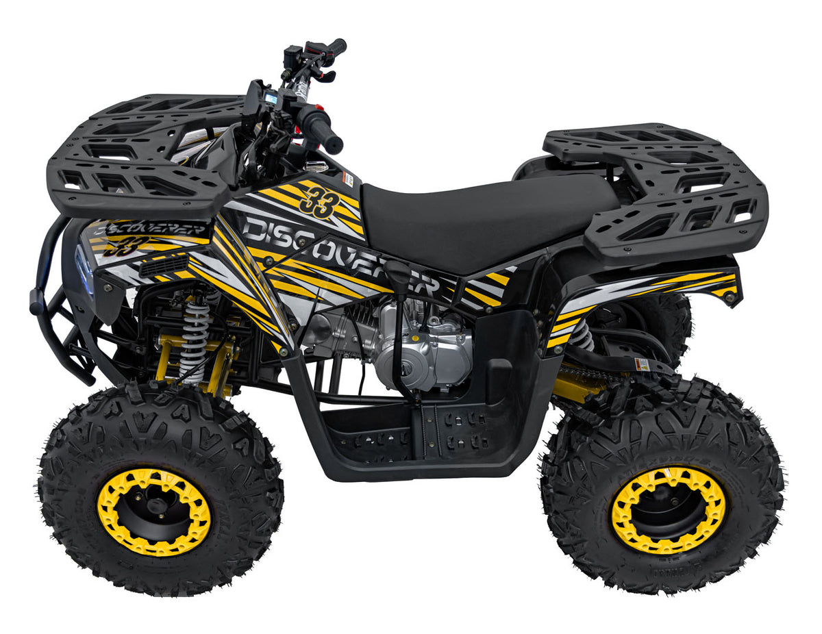 Quad na benzin 120CC DISCOVERER - žuti