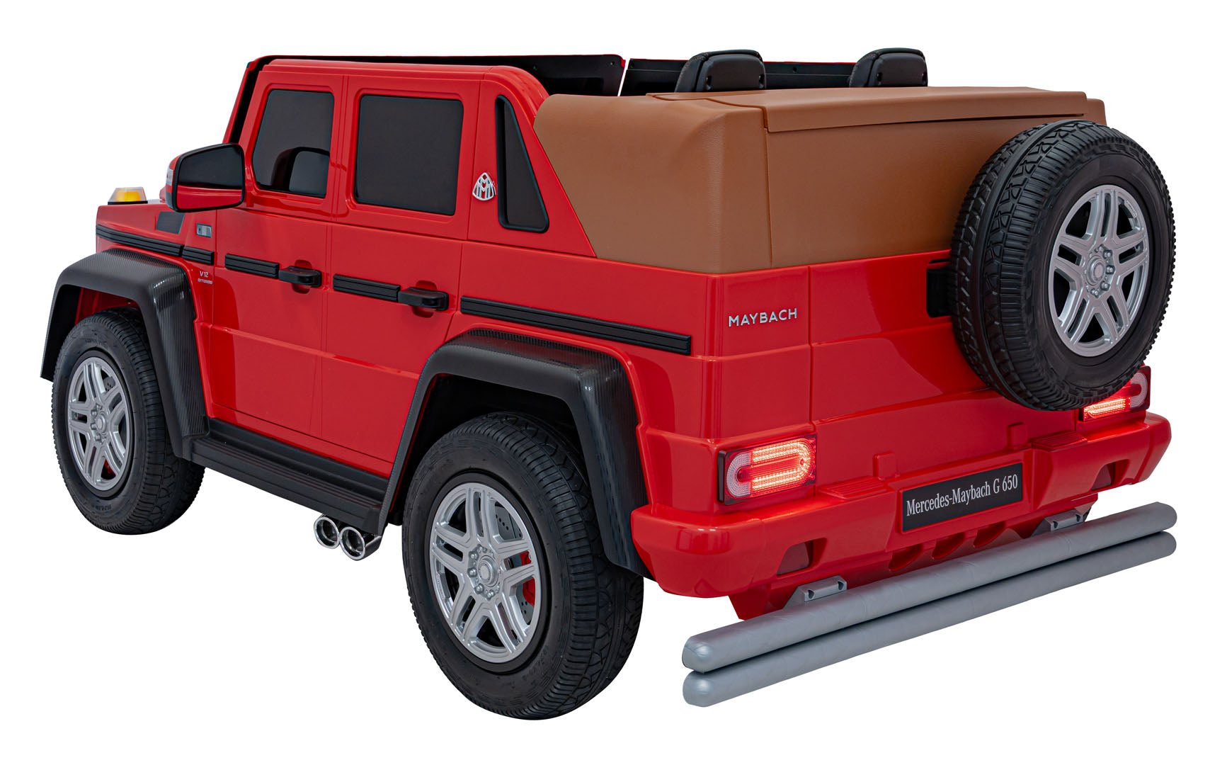 Licencirani auto na akumulator Mercedes Benz MAYBACH G650 4x4 - dvosjed - crveni