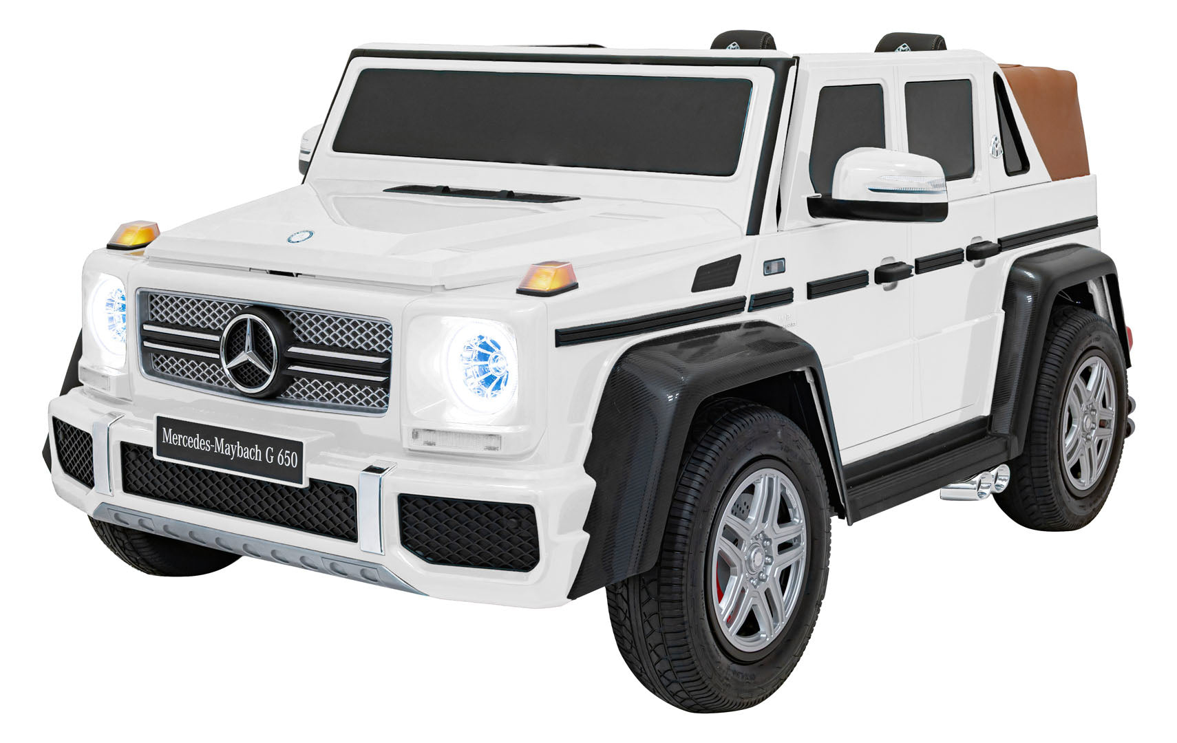 Licencirani auto na akumulator Mercedes Benz MAYBACH G650 4x4 - dvosjed -bijeli