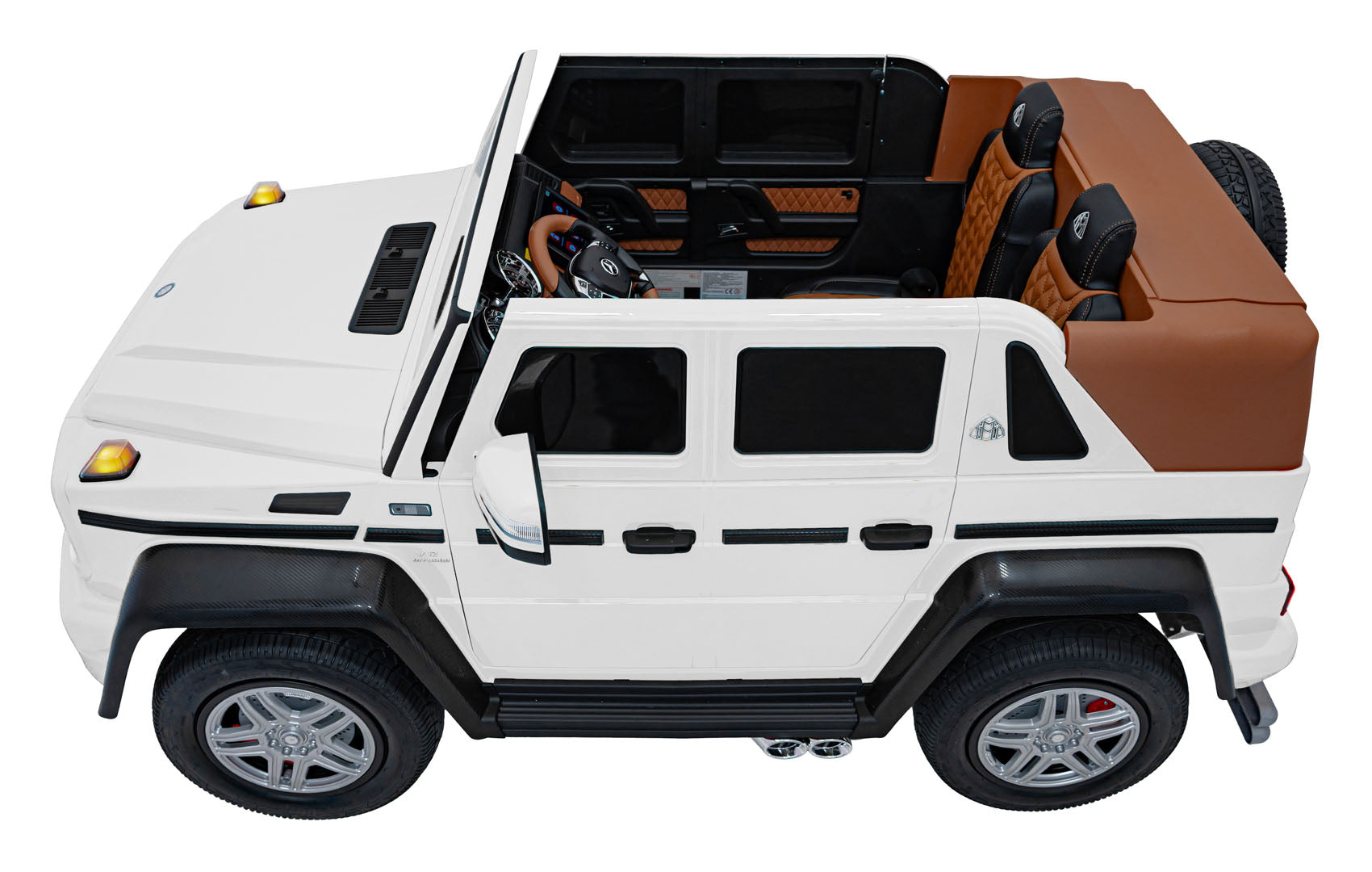 Licencirani auto na akumulator Mercedes Benz MAYBACH G650 4x4 - dvosjed -bijeli