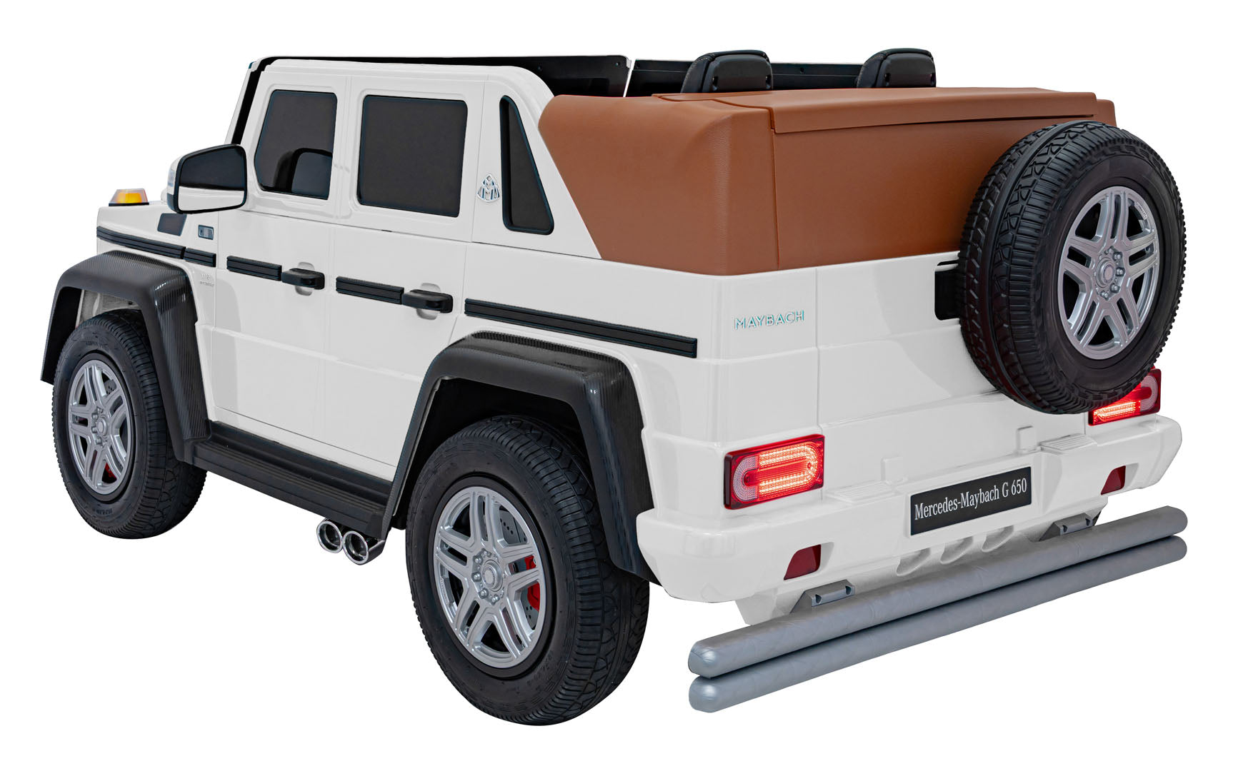 Licencirani auto na akumulator Mercedes Benz MAYBACH G650 4x4 - dvosjed -bijeli
