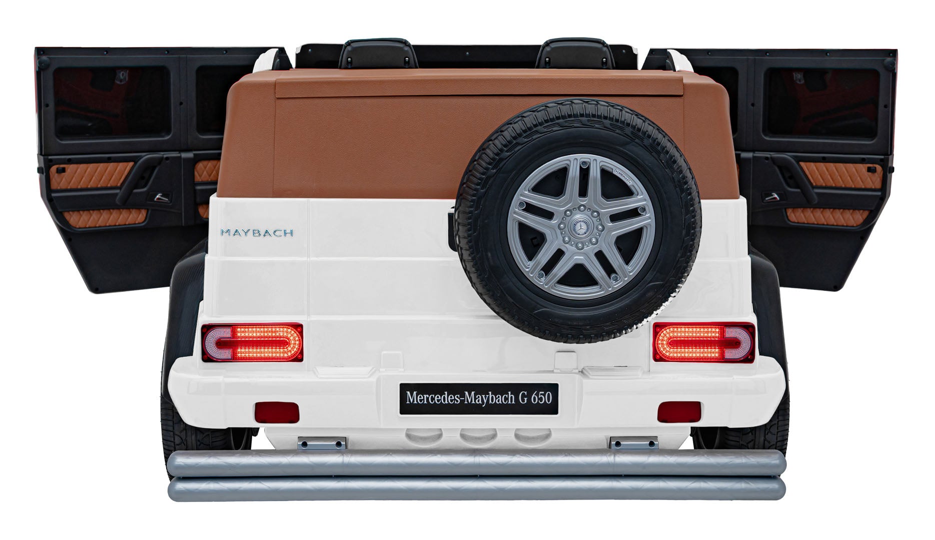 Licencirani auto na akumulator Mercedes Benz MAYBACH G650 4x4 - dvosjed -bijeli