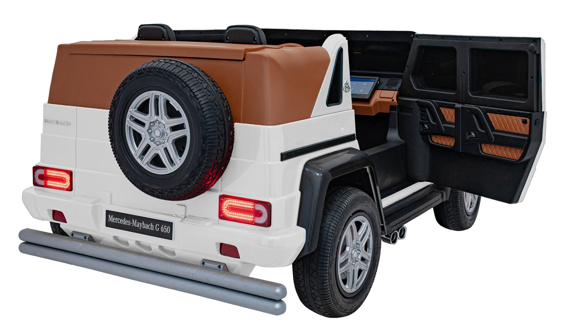 Licencirani auto na akumulator Mercedes Benz MAYBACH G650 4x4 - dvosjed -bijeli