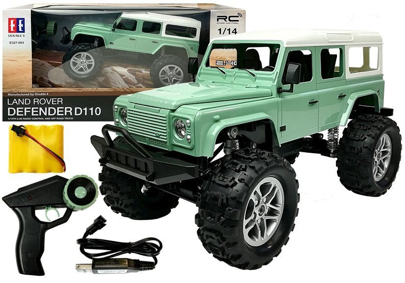 Auto na daljinsko upravljanje Jeep R/C, 7,5 km/h 1:14 2.4G - zeleni