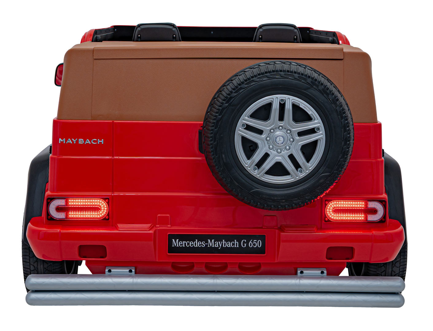 Licencirani auto na akumulator Mercedes Benz MAYBACH G650 STRONG - dvosjed - crveni