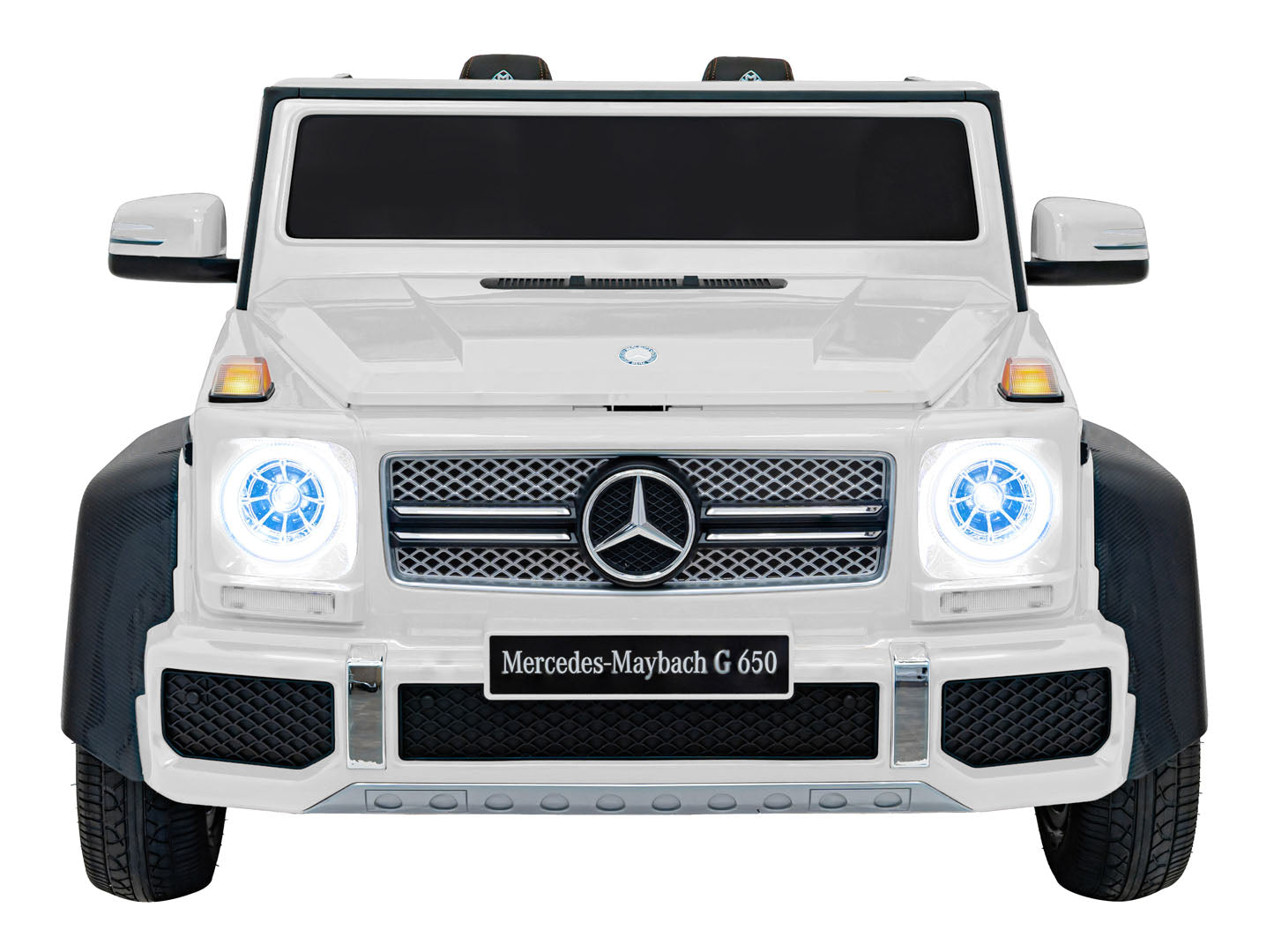 Licencirani auto na akumulator Mercedes Benz MAYBACH G650 STRONG - dvosjed - bijeli