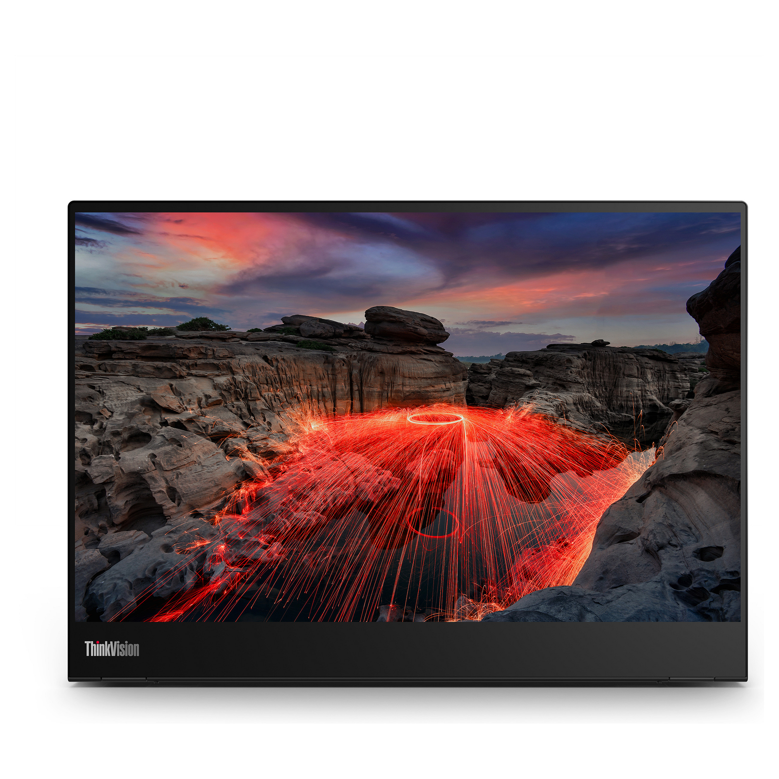 Lenovo ThinkVision M14t računalni monitor 35,6 cm (14") 2240 x 1400 pikseli 2.2K LED Ekran osjetljiv na dodir Crno