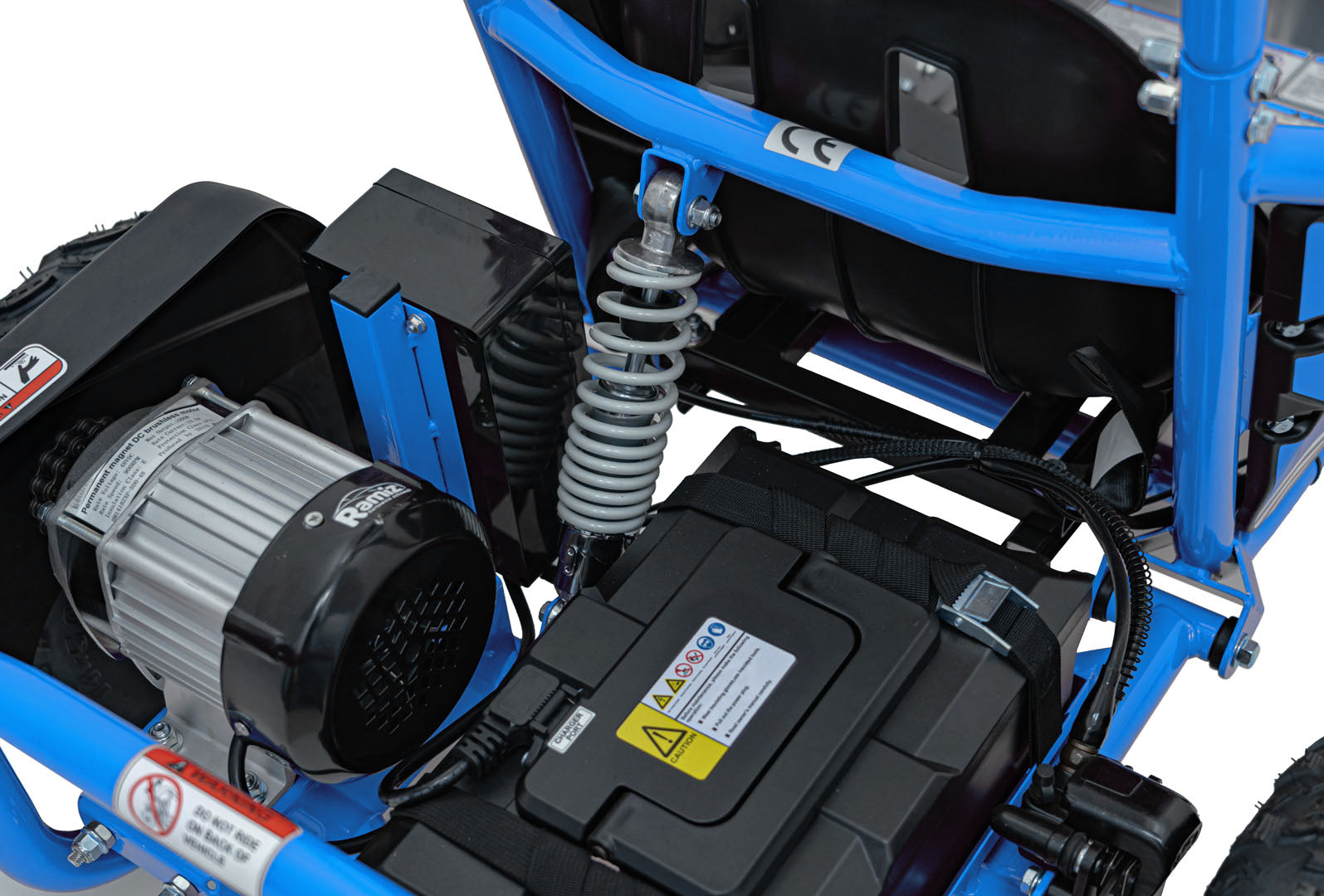 Go-kart na akumulator MAIGHTY 1000W - plavi