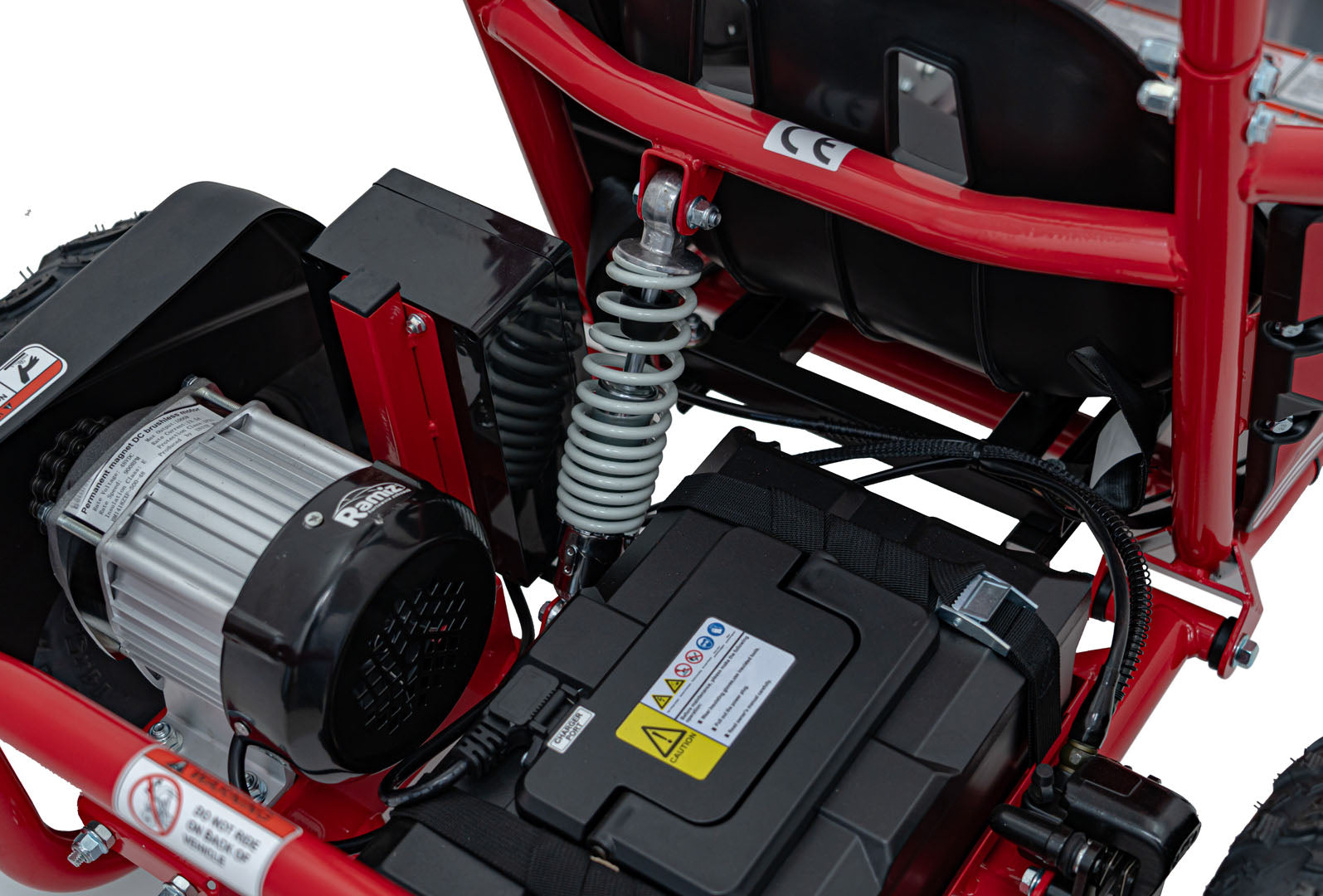 Go-kart na akumulator MAIGHTY 1000W - crveni