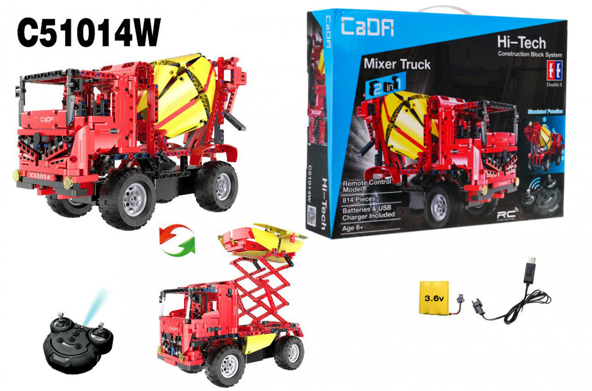 Auto na daljinsko upravljanje R/C toy car concrete mixer 814 EE