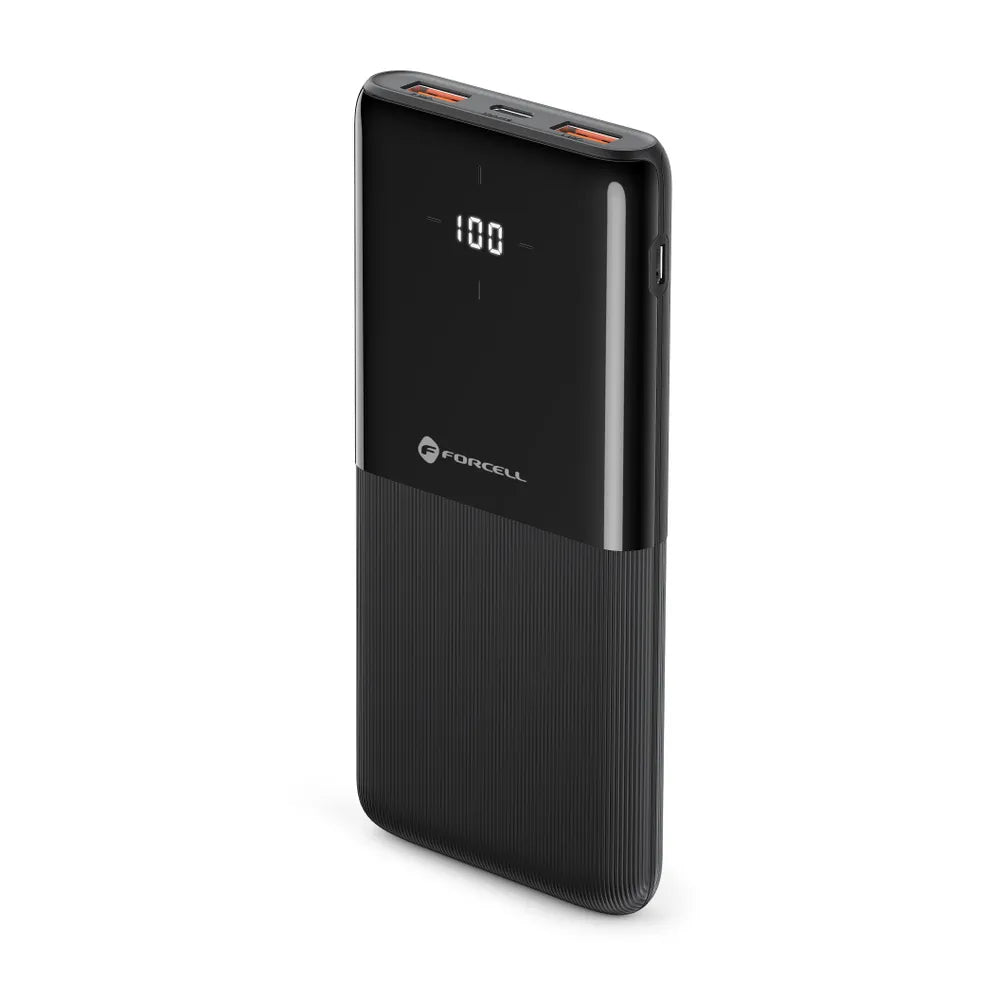 FORCELL Powerbank F-Energy P10k1 PD 20W QC 10000mah črn