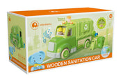 Wooden Garbage Truck