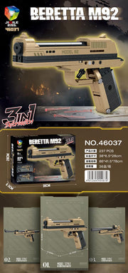 Set kockica za slaganje pištolja Beretta M92 - 237 dijelova