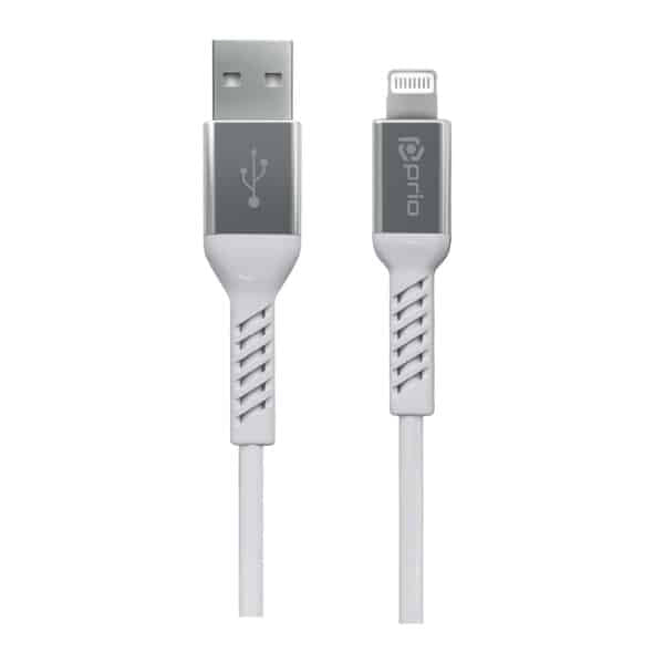 PRIO Charge & Sync USB A na Lightning kabel MFi certificiran, 2 m, bele barve