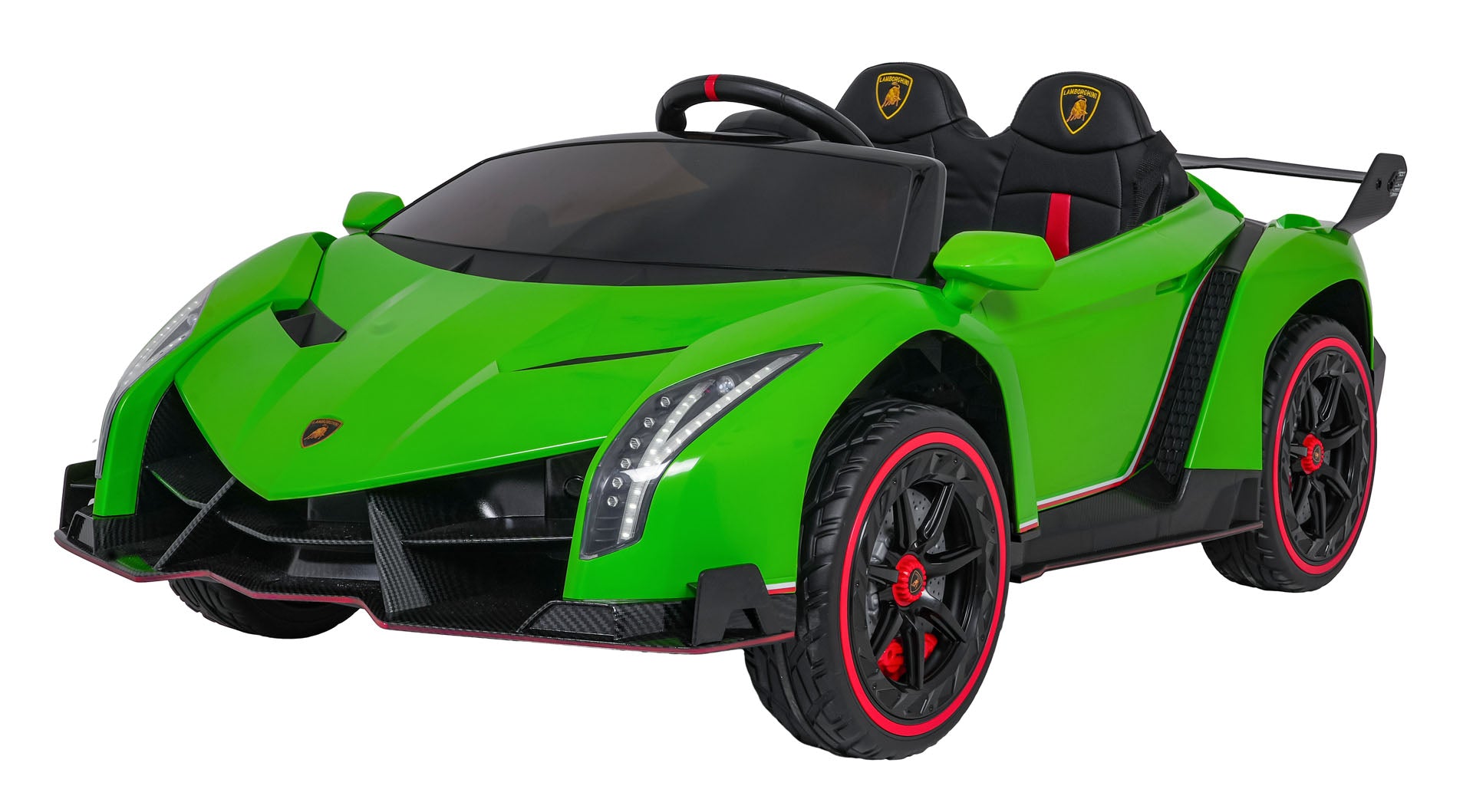 Licencirani auto na akumulator Lamborghini Veneno 4x4 - dvosjed - zeleni
