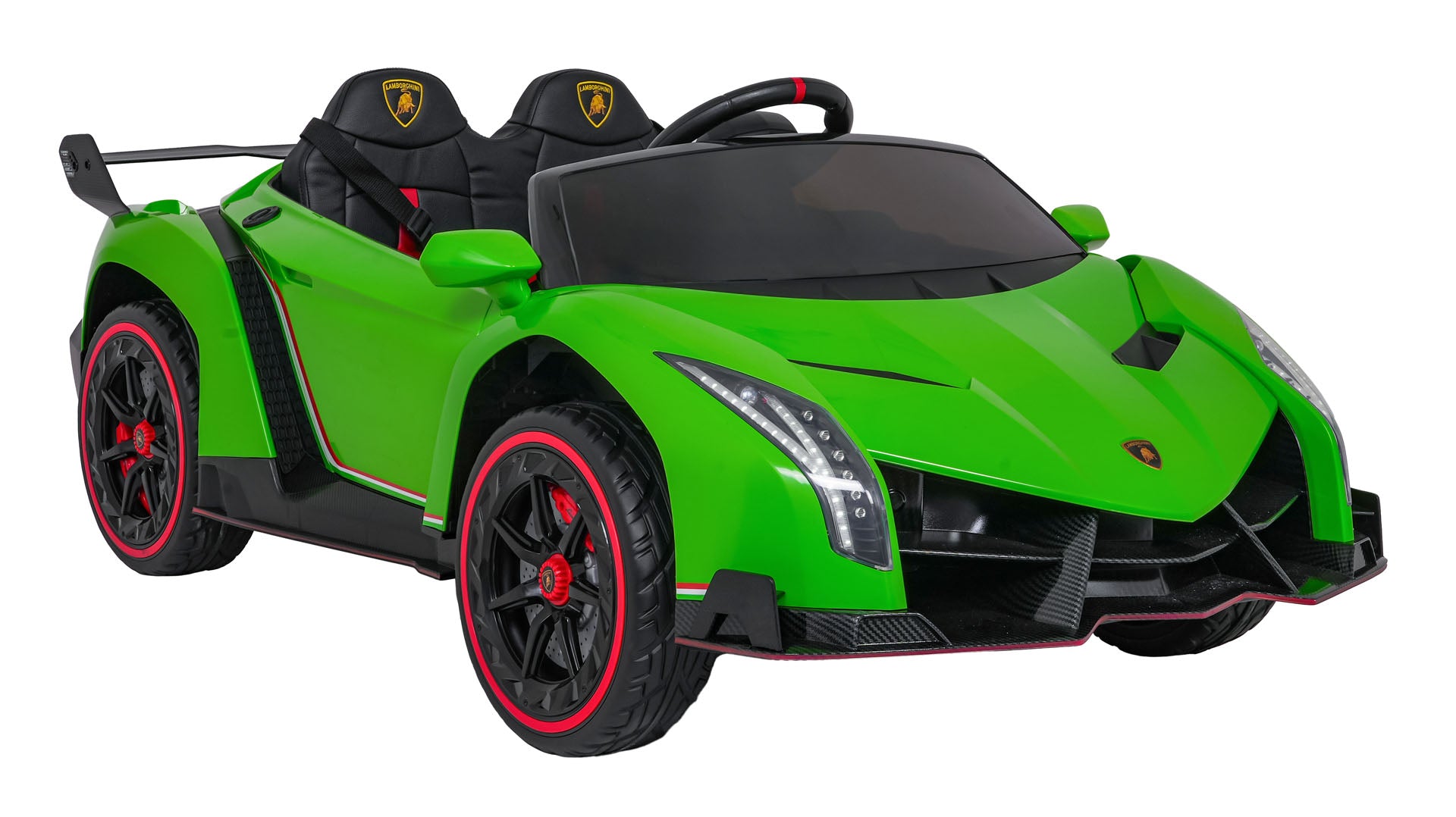 Licencirani auto na akumulator Lamborghini Veneno 4x4 - dvosjed - zeleni