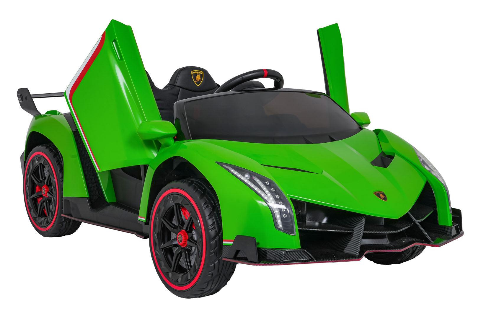 Licencirani auto na akumulator Lamborghini Veneno 4x4 - dvosjed - zeleni