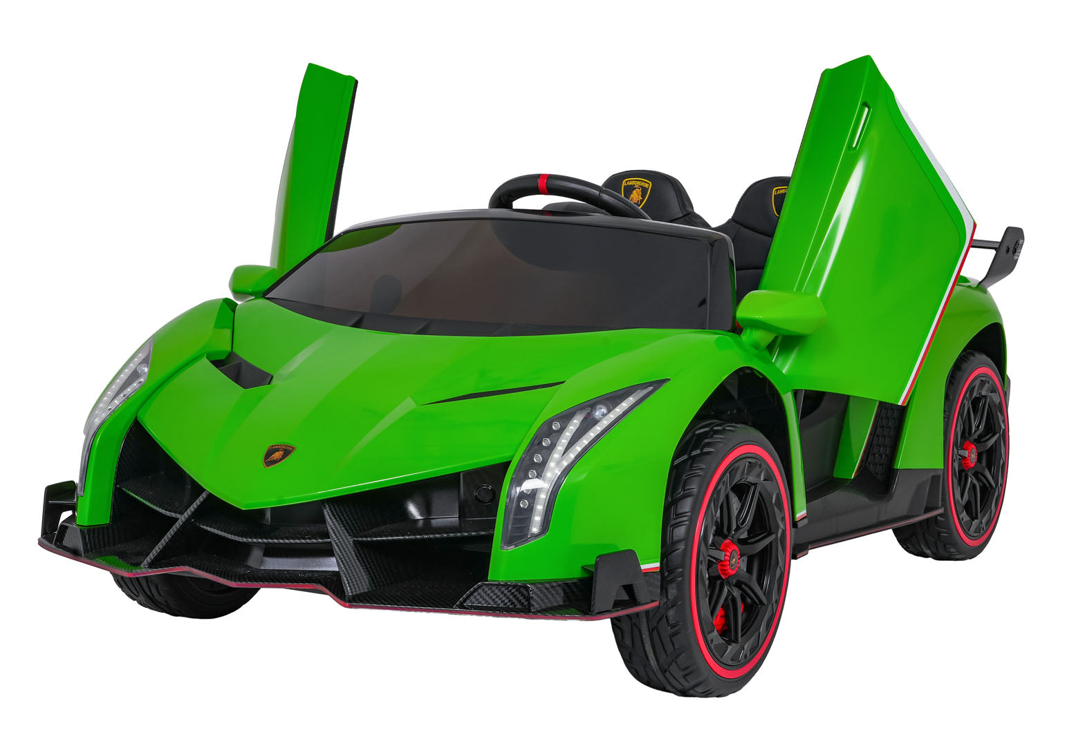 Licencirani auto na akumulator Lamborghini Veneno 4x4 - dvosjed - zeleni