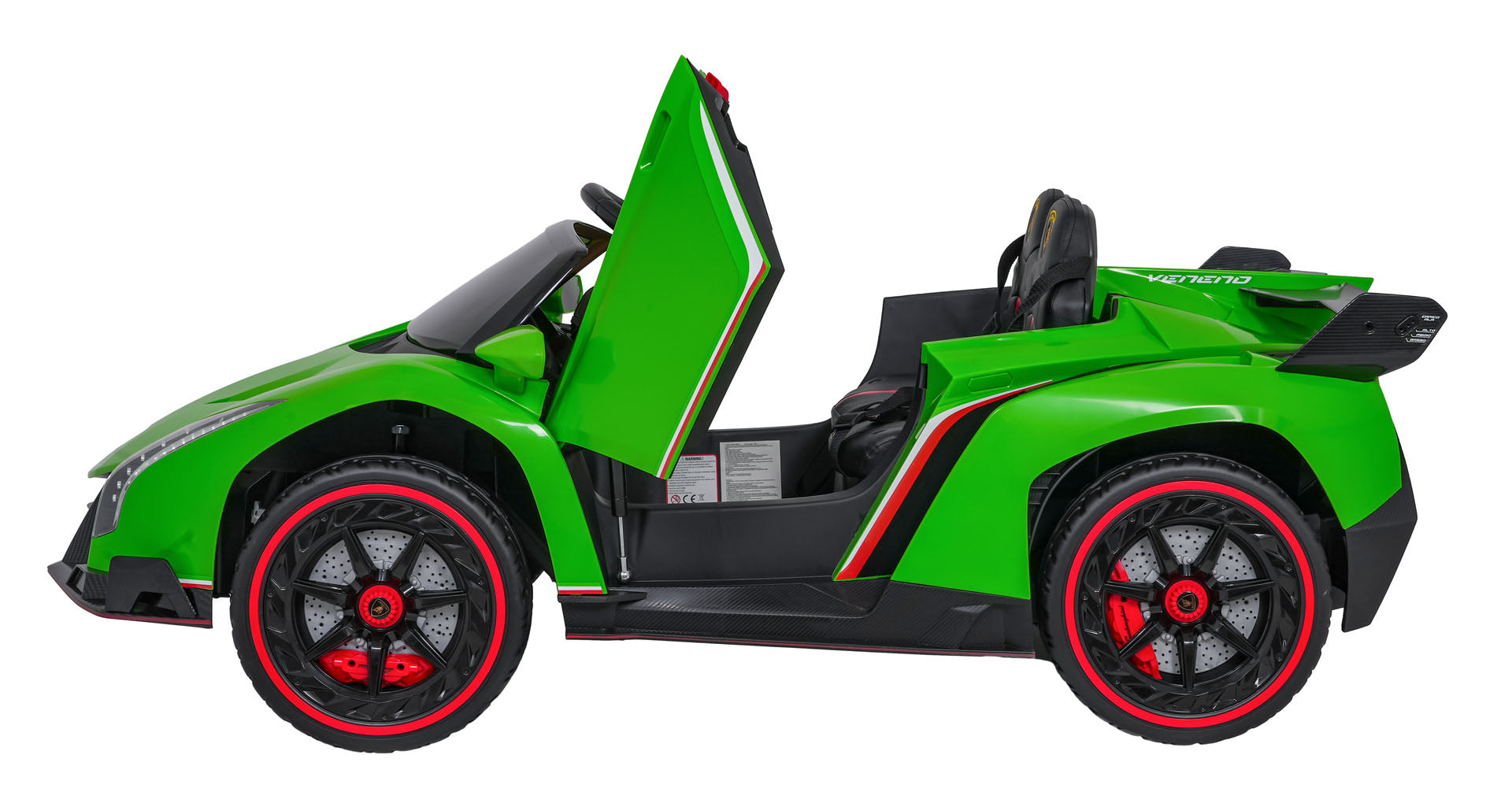 Licencirani auto na akumulator Lamborghini Veneno 4x4 - dvosjed - zeleni