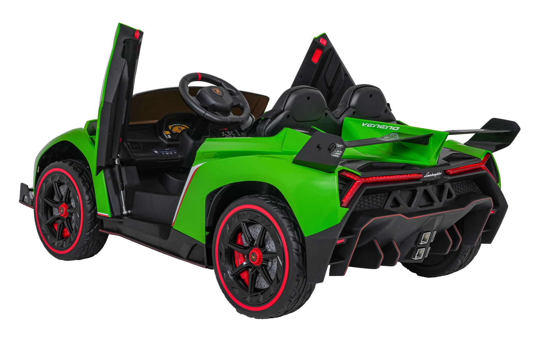 Licencirani auto na akumulator Lamborghini Veneno 4x4 - dvosjed - zeleni
