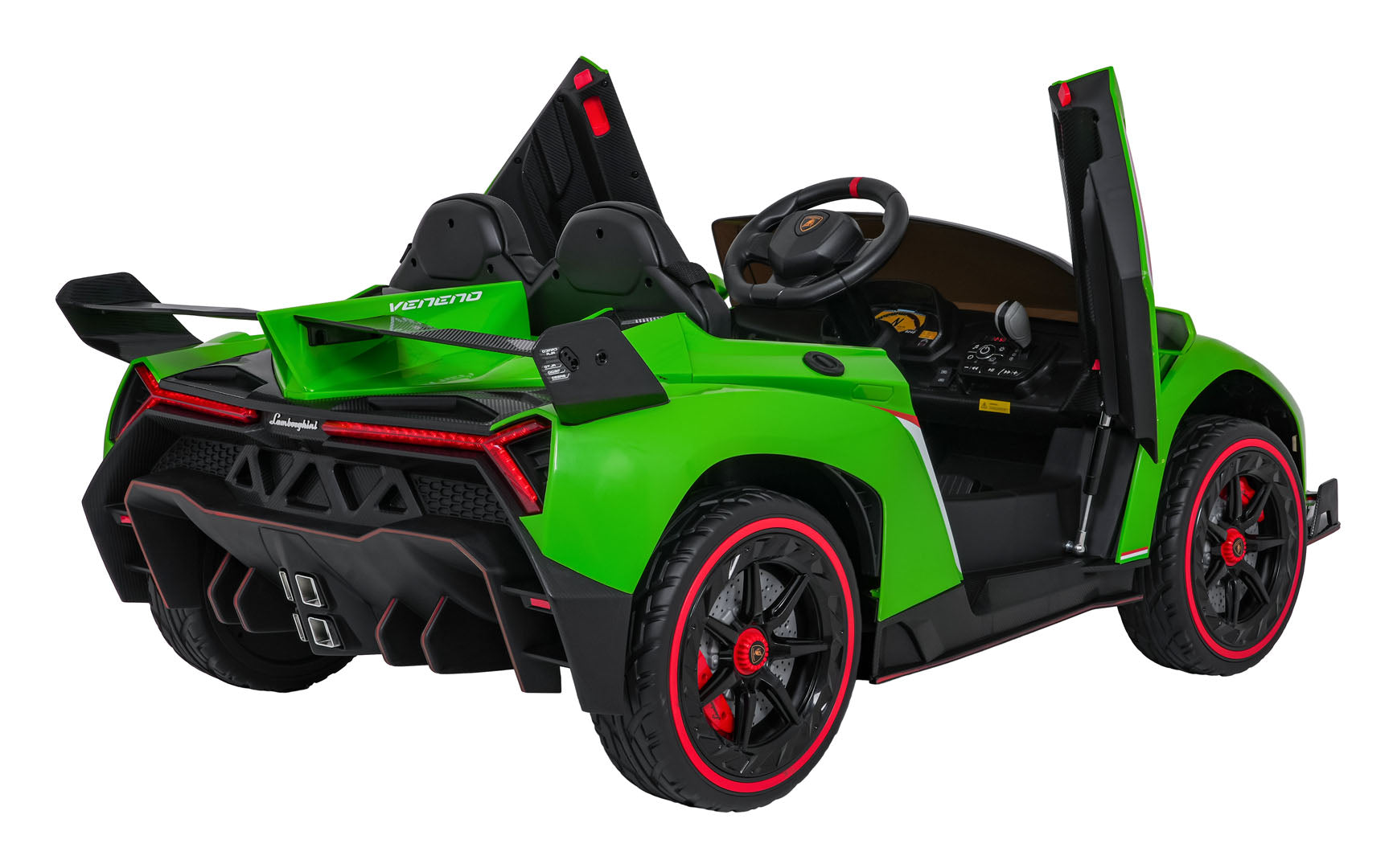 Licencirani auto na akumulator Lamborghini Veneno 4x4 - dvosjed - zeleni