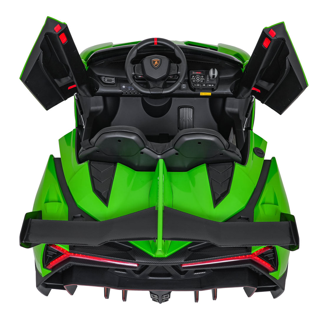 Licencirani auto na akumulator Lamborghini Veneno 4x4 - dvosjed - zeleni