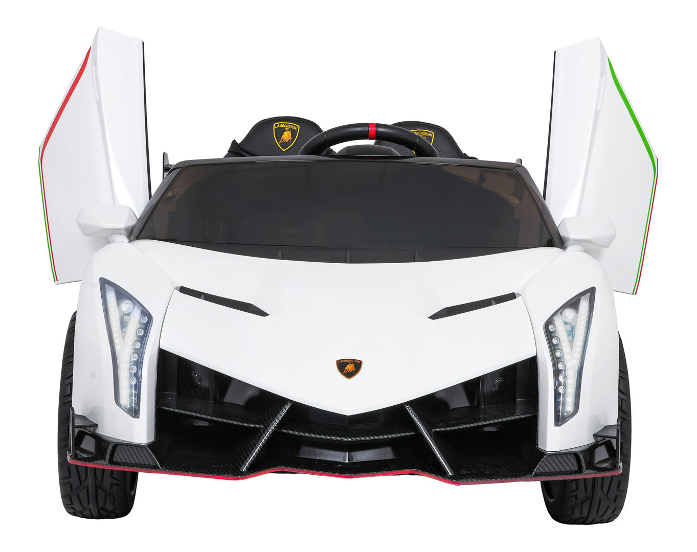 Licencirani auto na akumulator Lamborghini Veneno 4x4 - dvosjed - bijeli