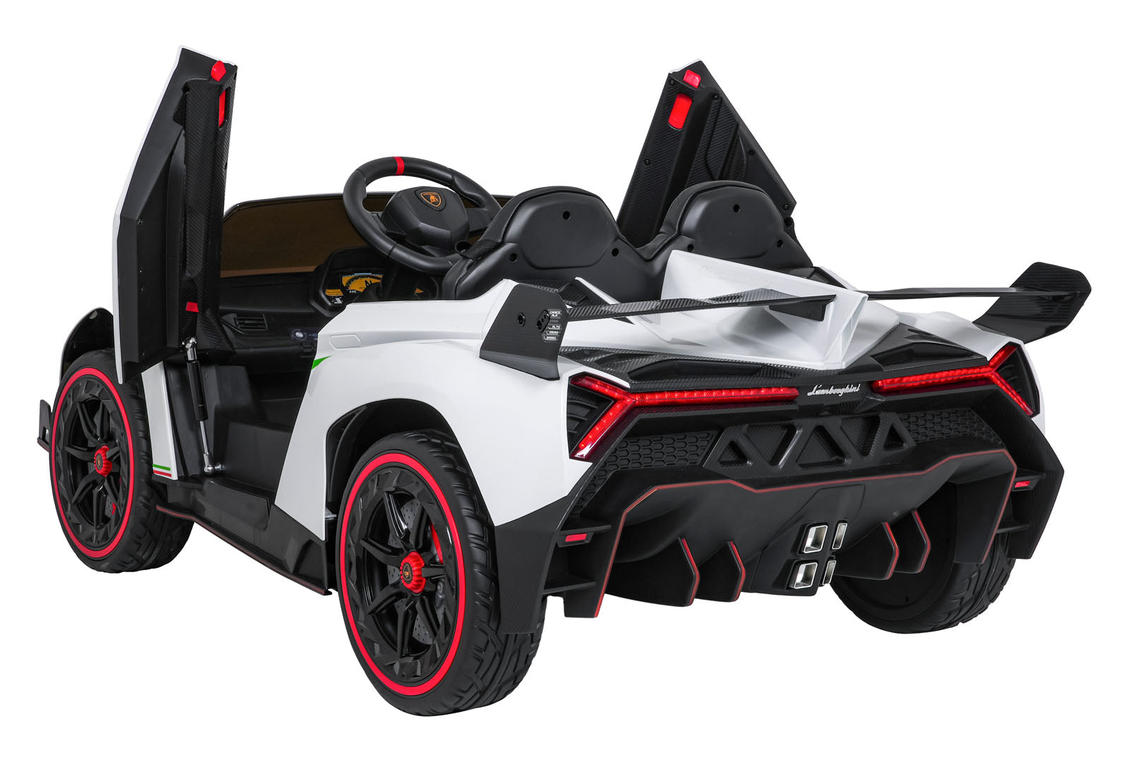 Licencirani auto na akumulator Lamborghini Veneno 4x4 - dvosjed - bijeli