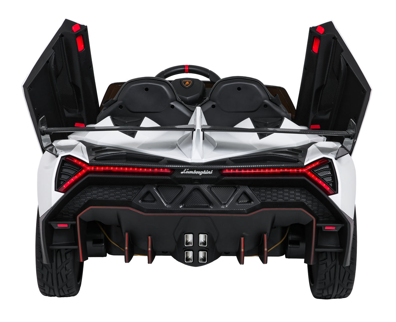 Licencirani auto na akumulator Lamborghini Veneno 4x4 - dvosjed - bijeli