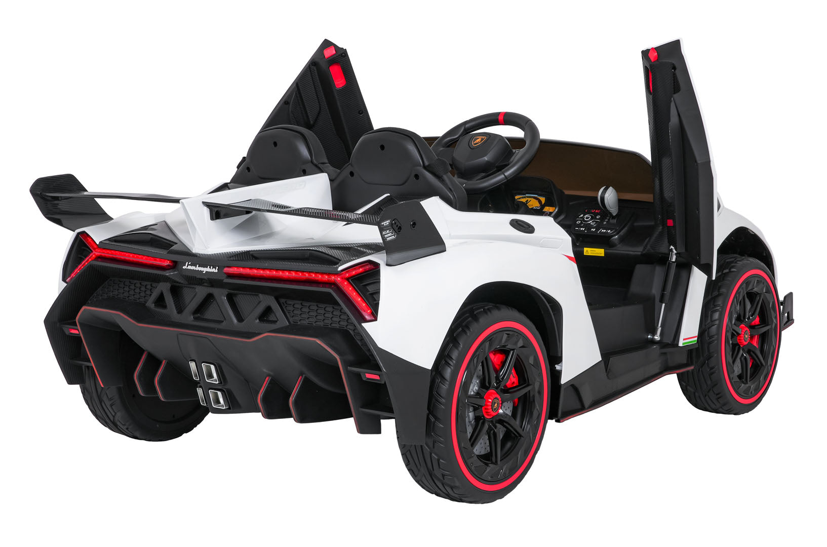 Licencirani auto na akumulator Lamborghini Veneno 4x4 - dvosjed - bijeli