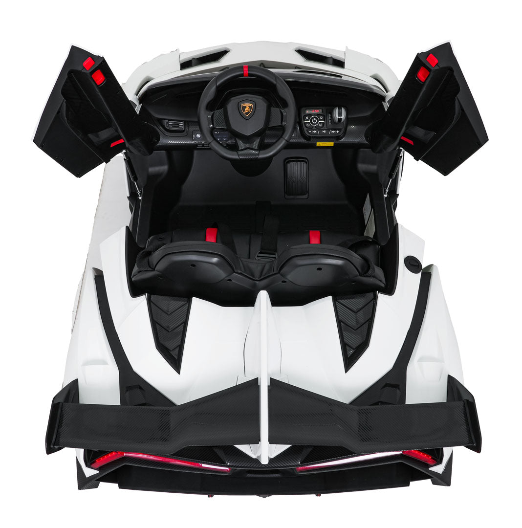 Licencirani auto na akumulator Lamborghini Veneno 4x4 - dvosjed - bijeli
