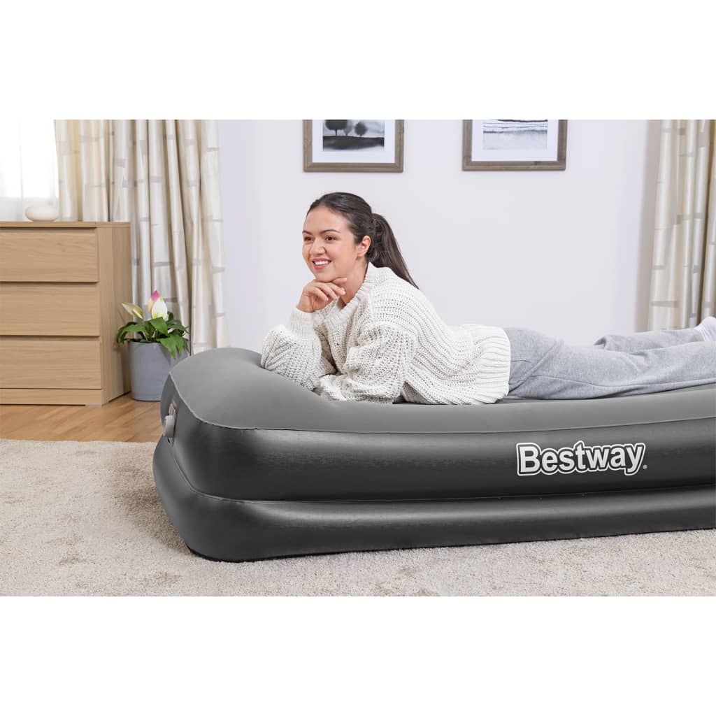 Bestway Napuhljivi zračni krevet s ugrađenom zračnom pumpom 191x97x46 cm
